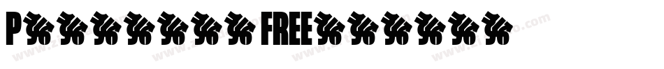 Pastilec FREE字体转换